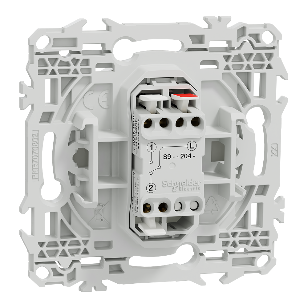 Odace va-et-vient ou poussoir blanc